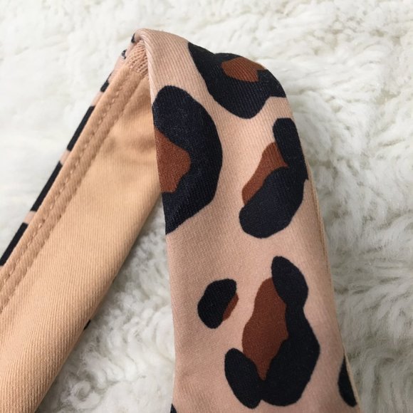 Fabletics Women's Leopard Print Sports Bra + Power Hold Pants, Medium - Picture 4 of 12